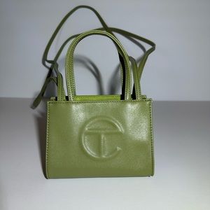 Telfar Small Shopping Bag in Color Drab